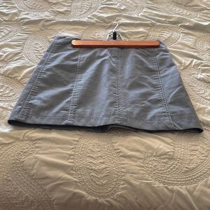 Chic Gray Mini Skirt